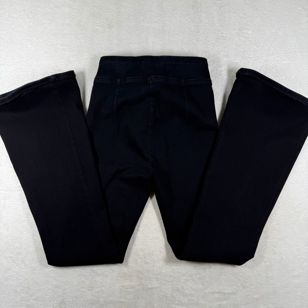FRAME The Jet Set Black High Rise Pull On Flare Stretch Jeans Womens 1